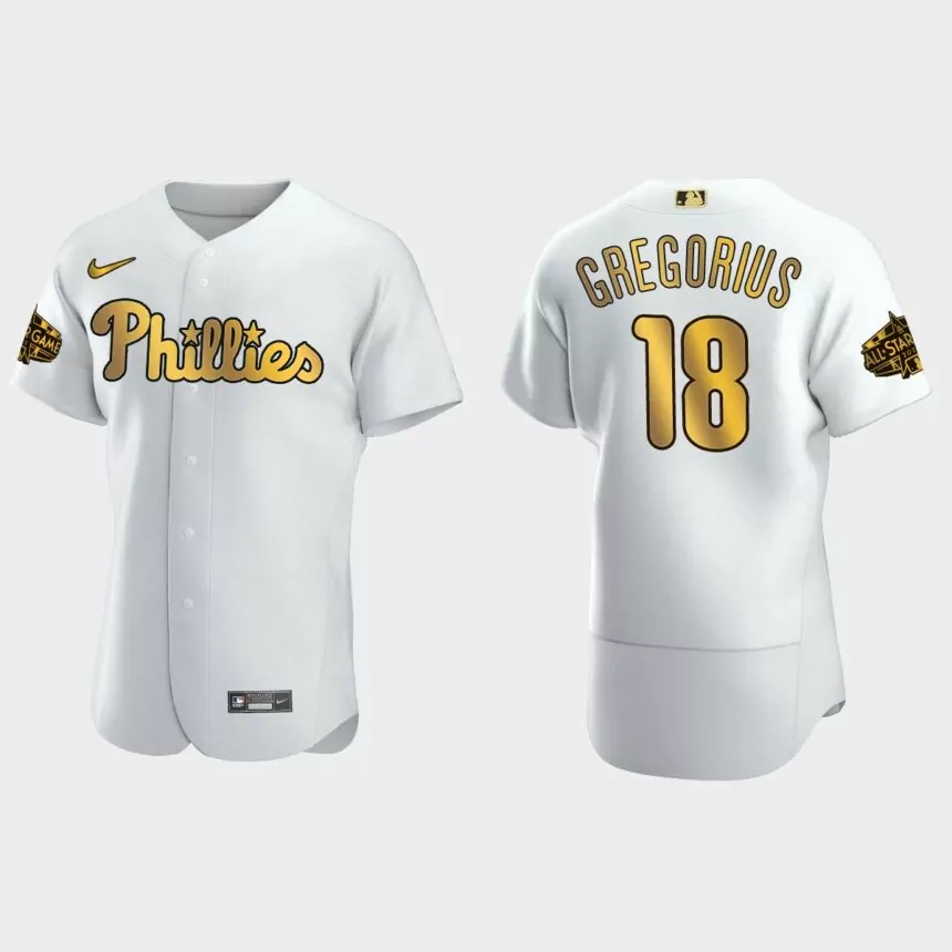 Didi Gregorius Philadelphia Phillies 2022 MLB All-Star Game Jersey – White Gold