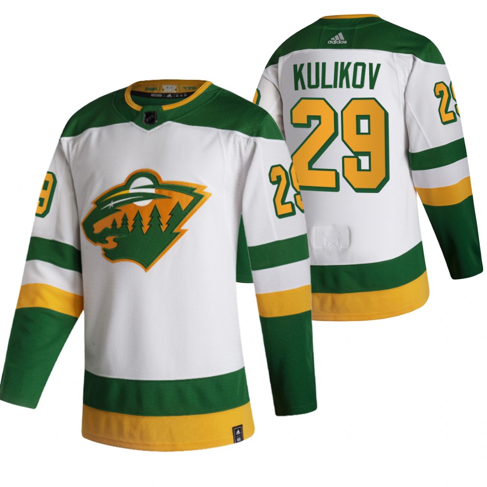 Dmitry Kulikov Wild 2021 Reverse Retro White Special Edition Jersey