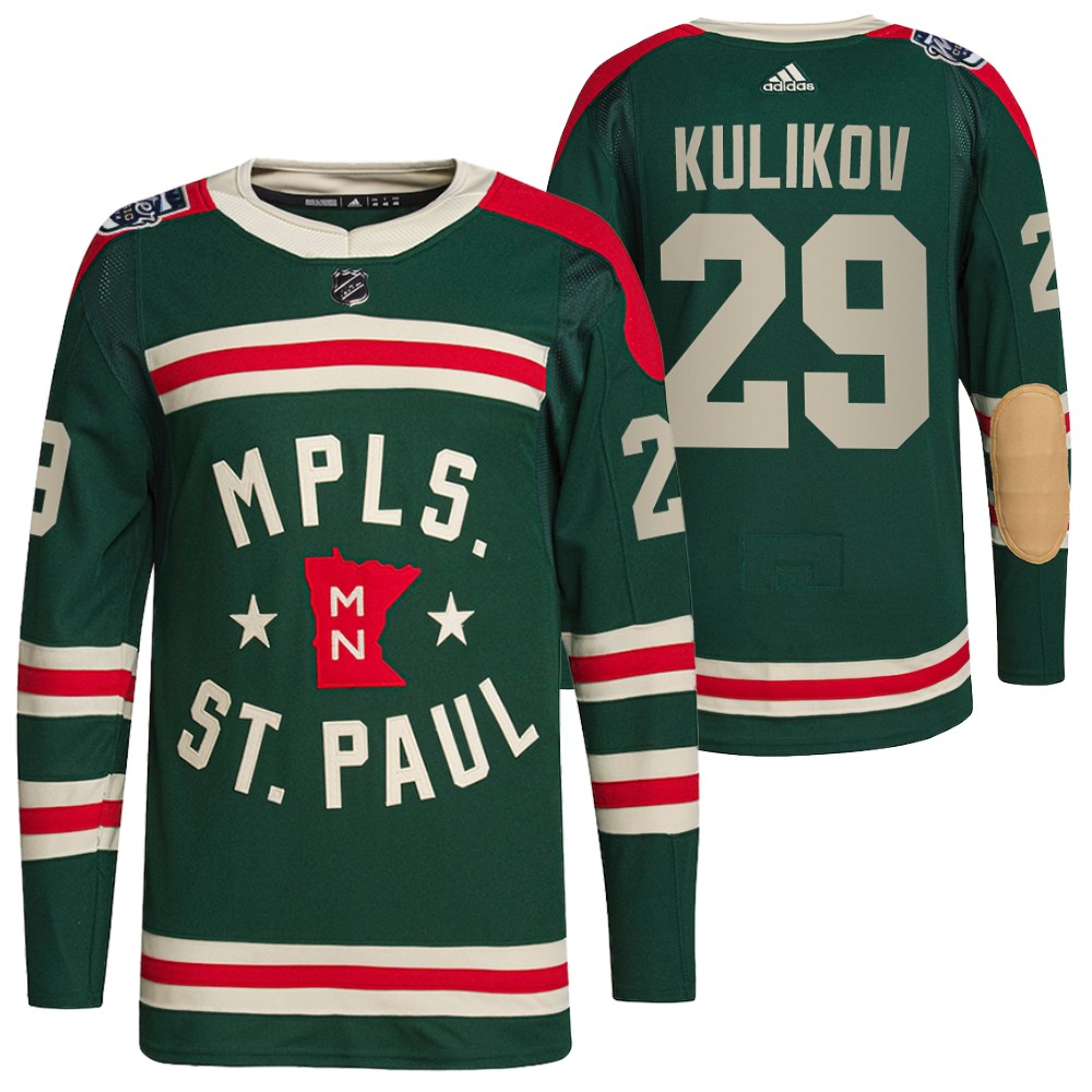 Dmitry Kulikov Wild 2022 Winter Classic Green Authentic Jersey