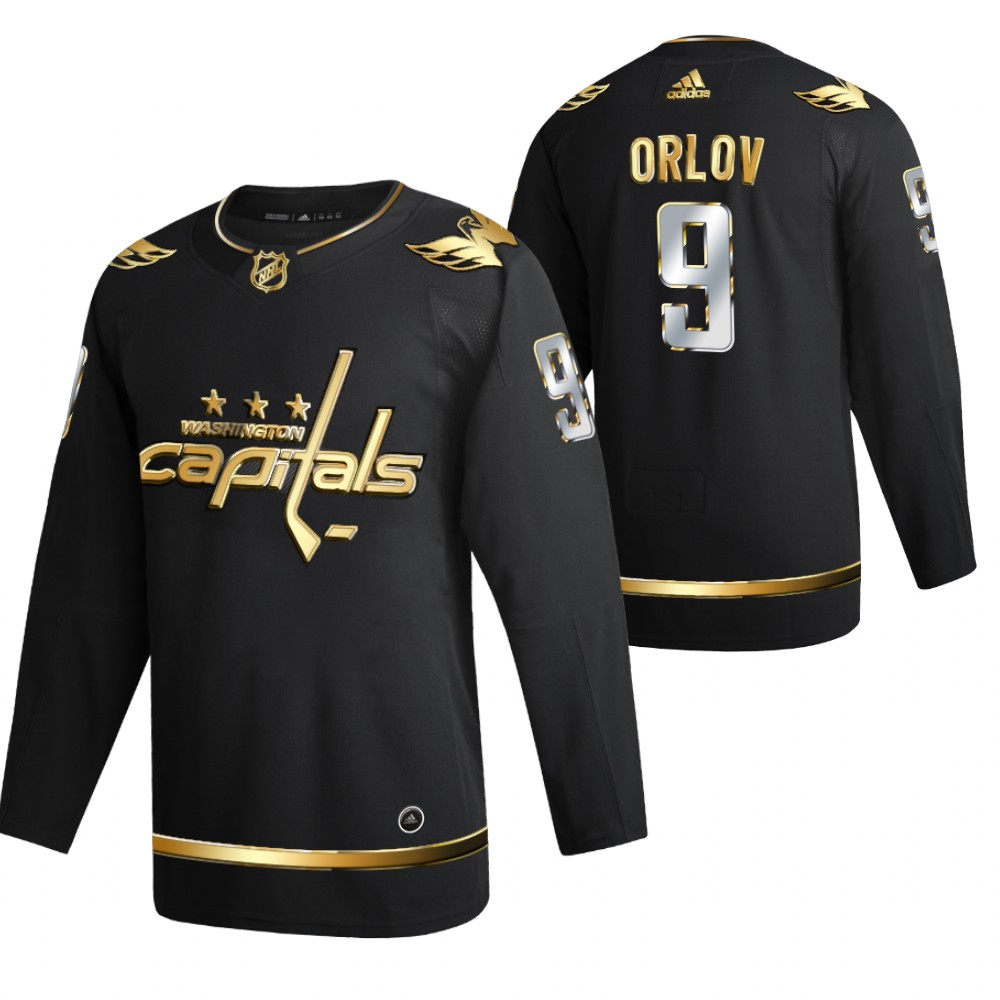 Dmitry Orlov Washington Capitals Black 2021 Golden Edition Jersey Limited Authentic