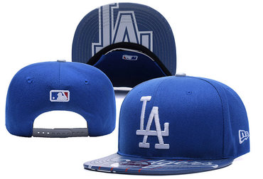 Dodgers Team Logo Blue Adjustable Hat YD