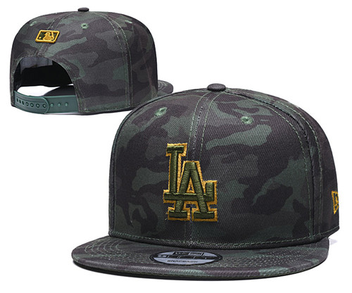 Dodgers Team Logo Camo Adjustable Hat TX
