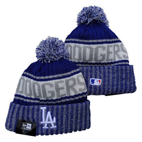 Dodgers Team Logo Pom Knit Hat YD
