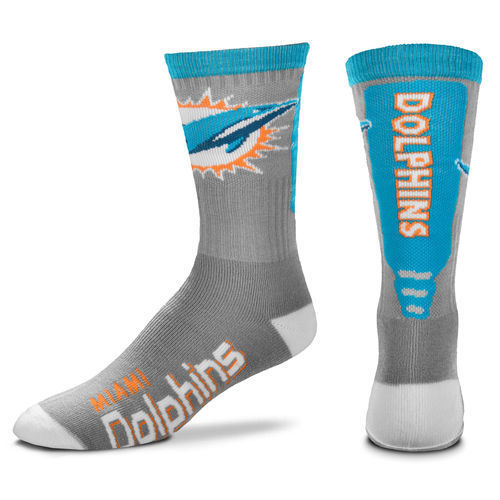 Dolphins Team Logo NFL Socks