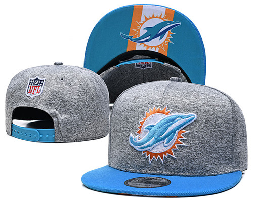 Dolphins Team Logos Adjustable gray Hat GS