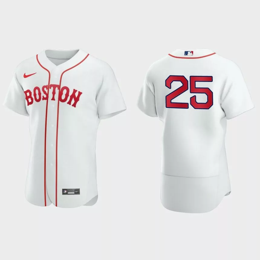 Don Baylor Boston Red Sox 2021 Patriots’ Day Authentic Jersey – White
