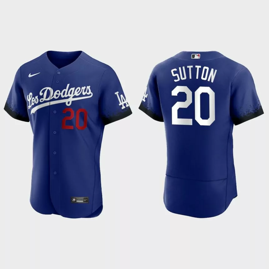 Don Sutton Los Angeles Dodgers 2021 City Connect Authentic Jersey – Royal