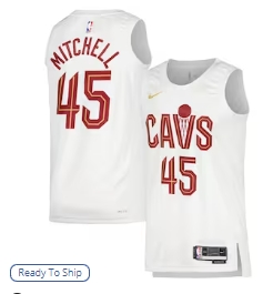 Donovan Mitchell Cleveland Cavaliers Nike Unisex Swingman Jersey - Association Edition - White