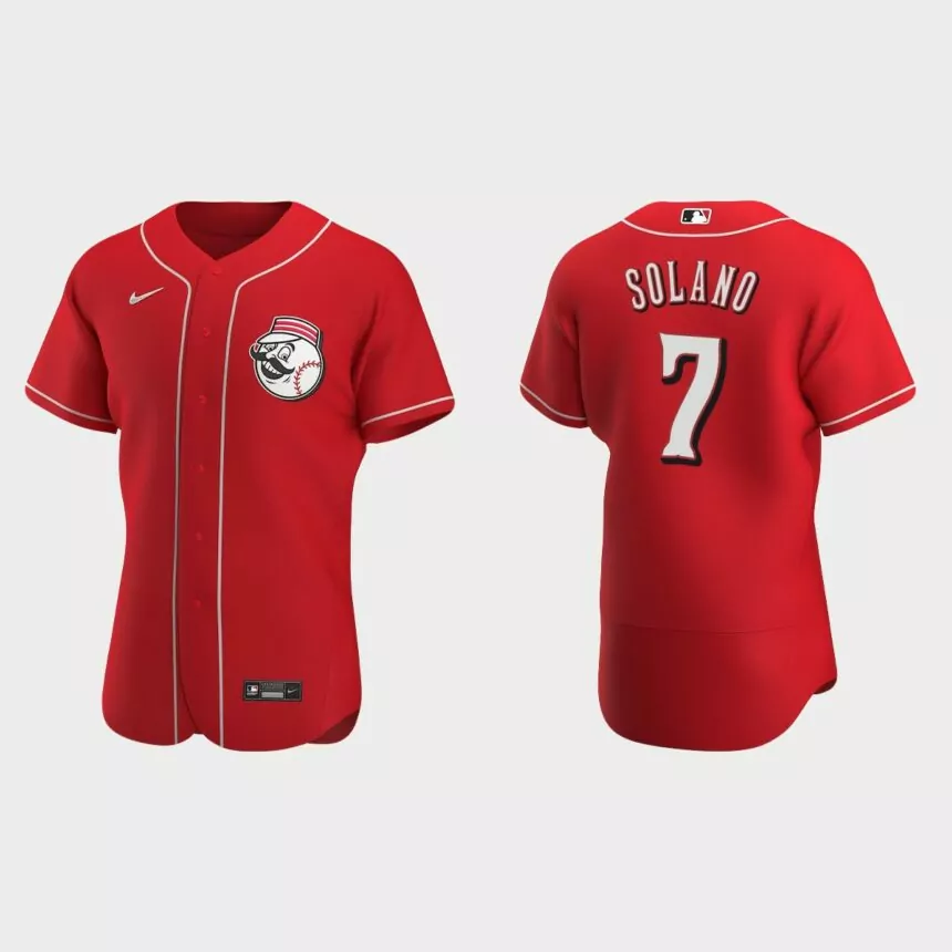 Donovan Solano Cincinnati Reds Authentic Jersey – Scarlet