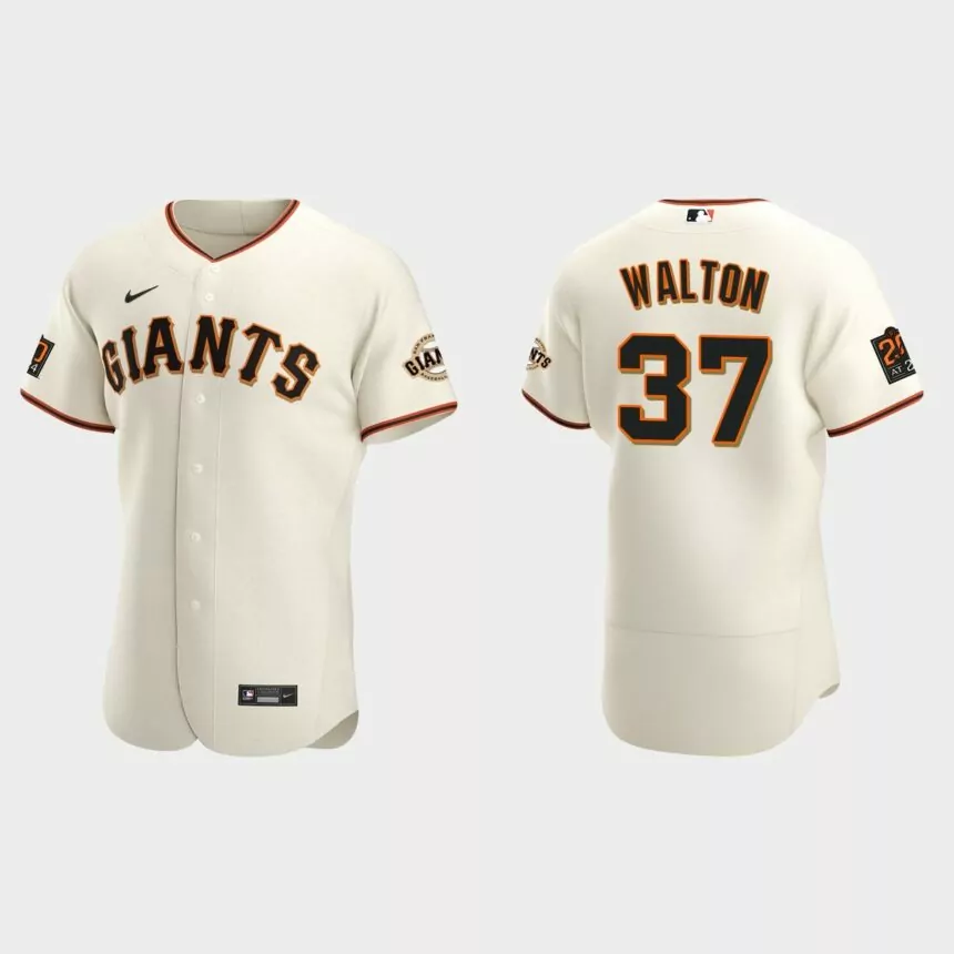 Donovan Walton San Francisco Giants Authentic Home Jersey – Cream