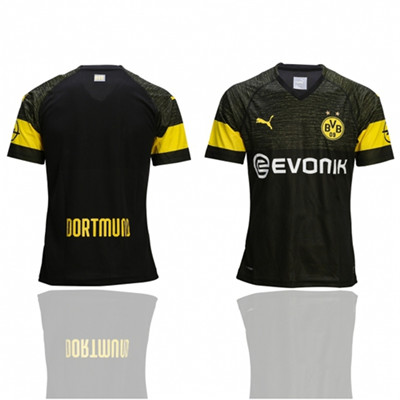 Dortmund Blank Away Soccer Club Jersey