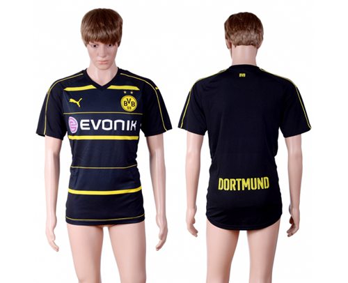 Dortmund Blank Away Soccer Club Jersey