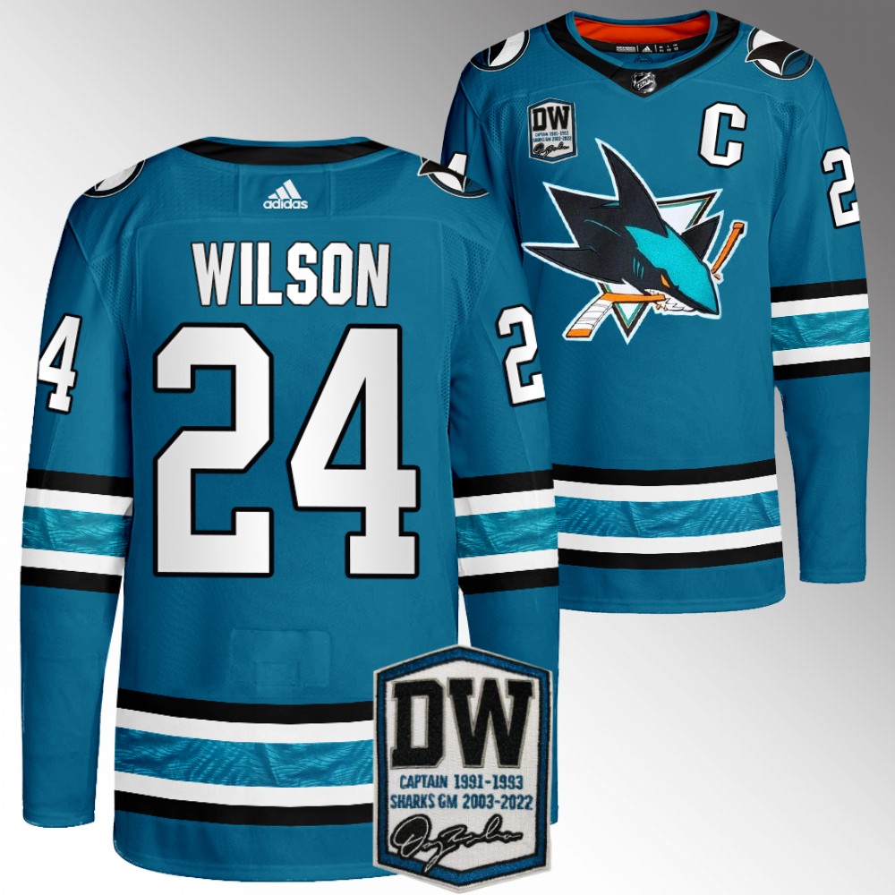Doug Wilson San Jose Sharks Legend Player Primegreen Teal Jersey