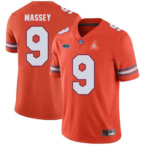 Dre Massey Florida Gators Men's Jersey - #9 NCAA Orange Untouchable Authentic