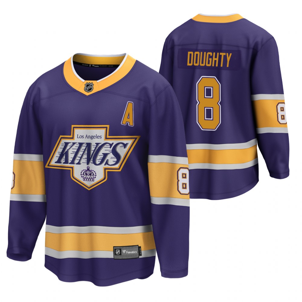 Drew Doughty Los Angeles Kings 2021 Reverse Retro Purple Jersey Breakaway Player