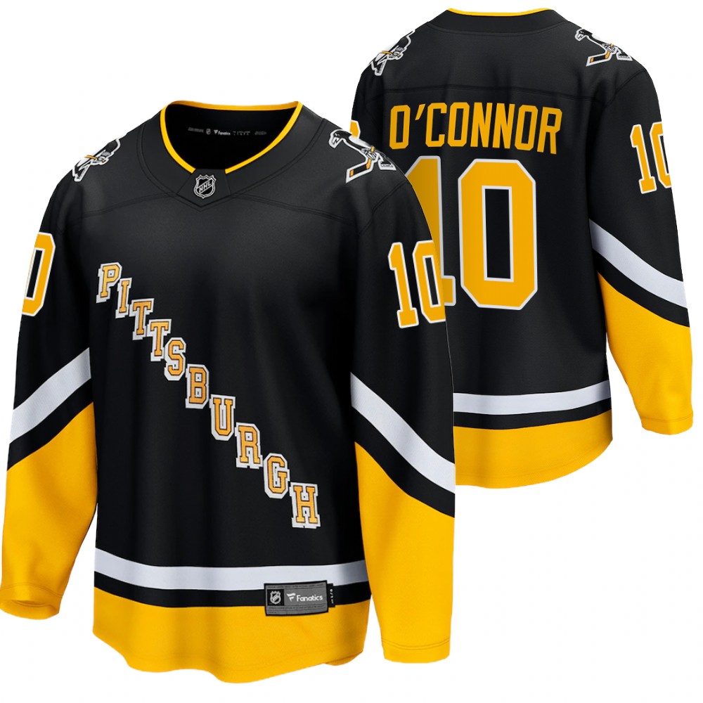 Drew O'Connor Jersey Pittsburgh Penguins Alternate Black 2021-22 Premier Breakaway
