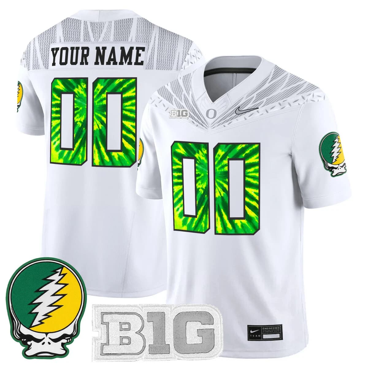 Ducks 2025 Grateful Ducks Vapor Limited Custom Jersey - All Stitched White