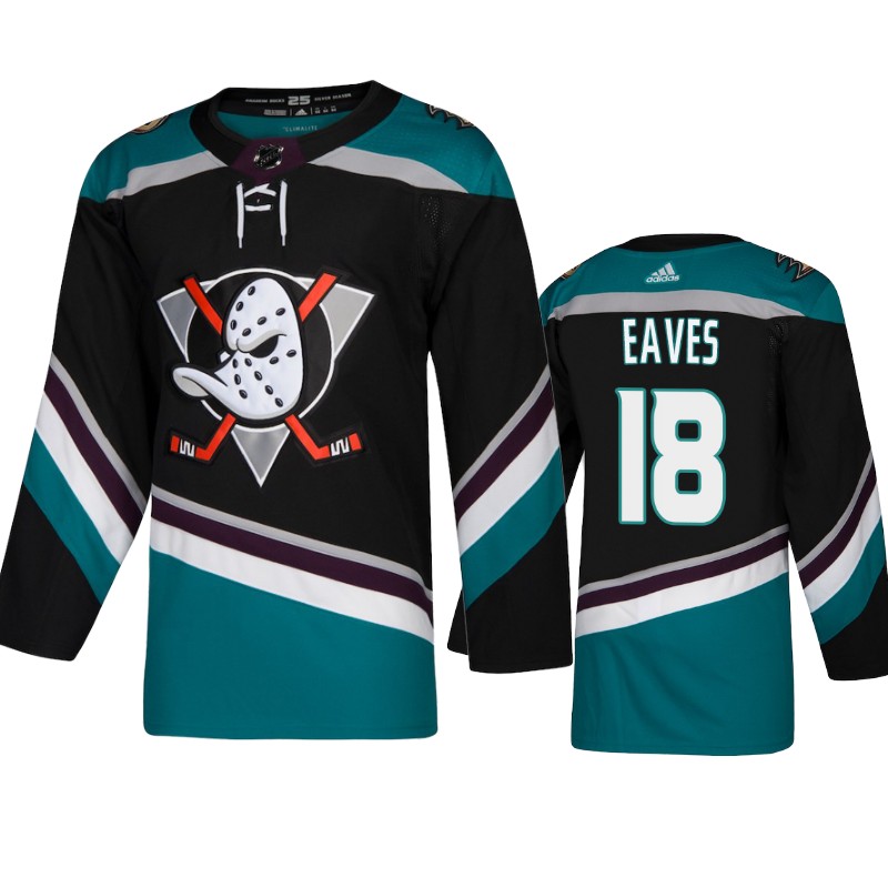 Ducks Patrick Eaves Black 25th Anniversary Alternate Jersey