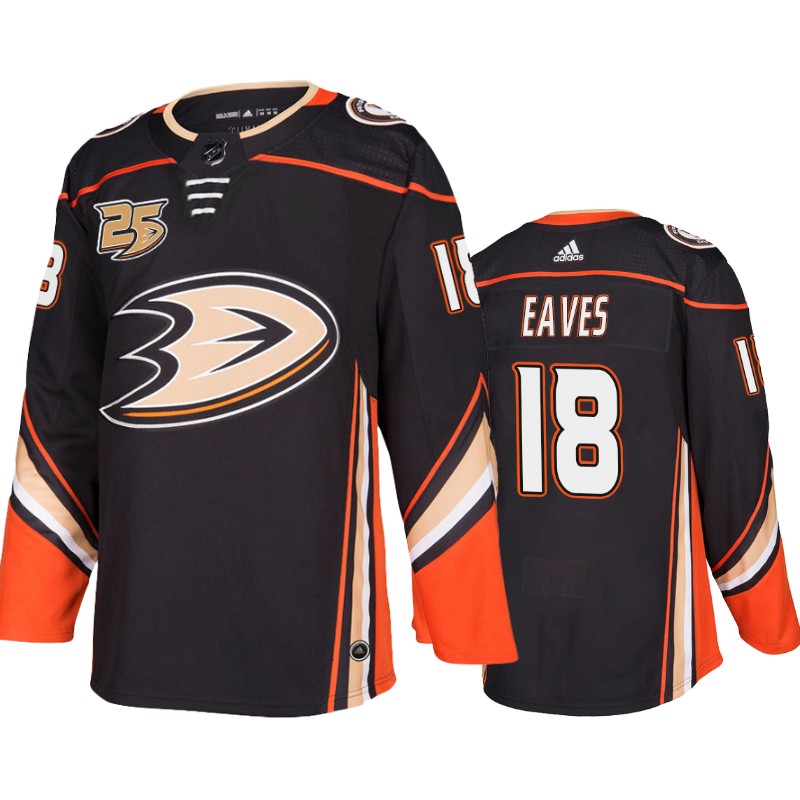 Ducks Patrick Eaves Black Commemorative 25th Anniversary Jersey