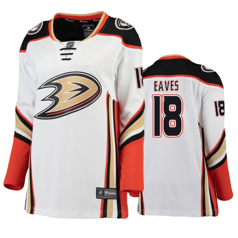 Ducks Patrick Eaves White Breakaway 2018 Fanatics Branded Jersey