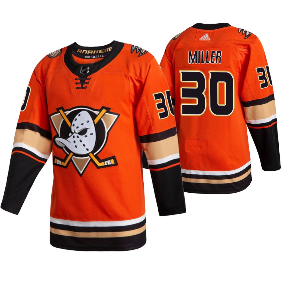 Ducks Ryan Miller 2019-20 Third Alternate Jersey
