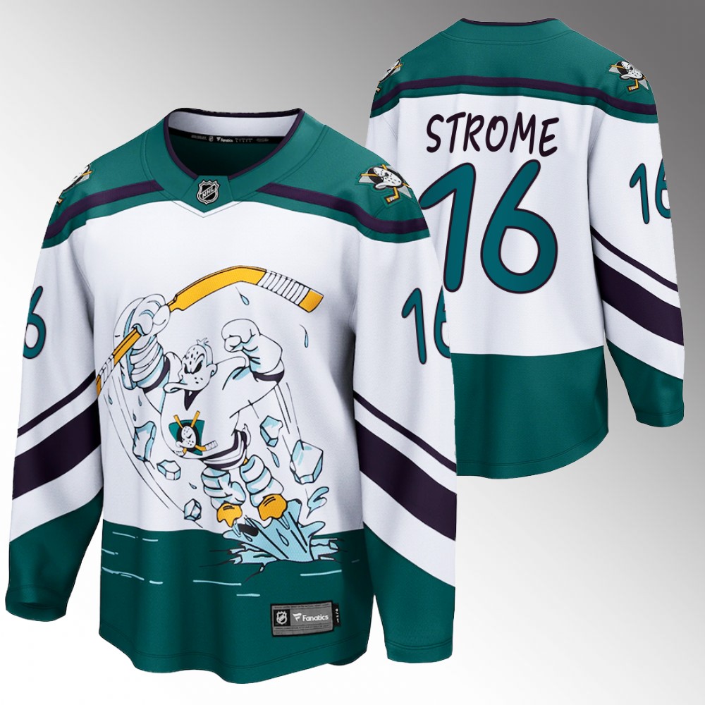 Ducks Ryan Strome Jersey Special Edition White Reverse Retro Men