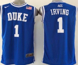 Duke Blue Devils #1 Kyrie Irving Blue Basketball New Stitched NCAA Jersey