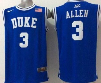 Duke Blue Devils #3 Grayson Allen Blue Basketball Stitched NCAA Jersey