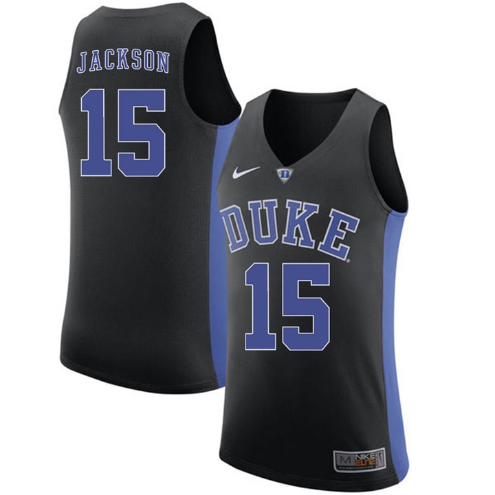 Duke Blue Devils Black Frank Jackson NCAA Basketball Jersey
