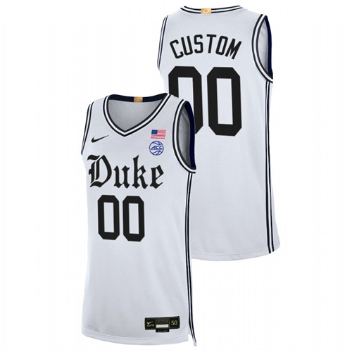 Duke Blue Devils Cameron Brotherhood Custom 2021-22 Limited Basketball Jersey White
