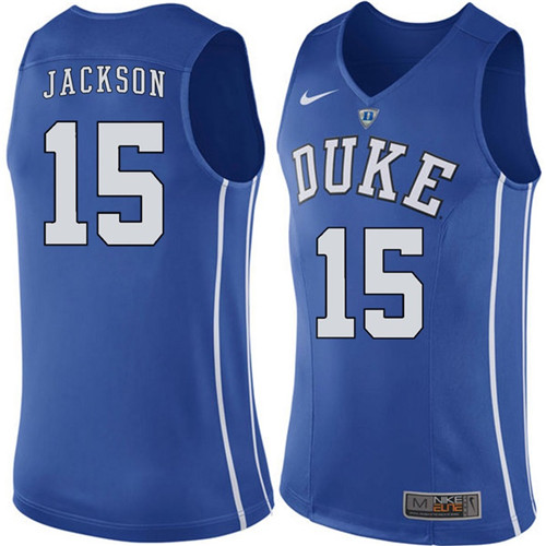 Duke Blue Devils Royal Frank Jackson NCAA Basketball Jersey