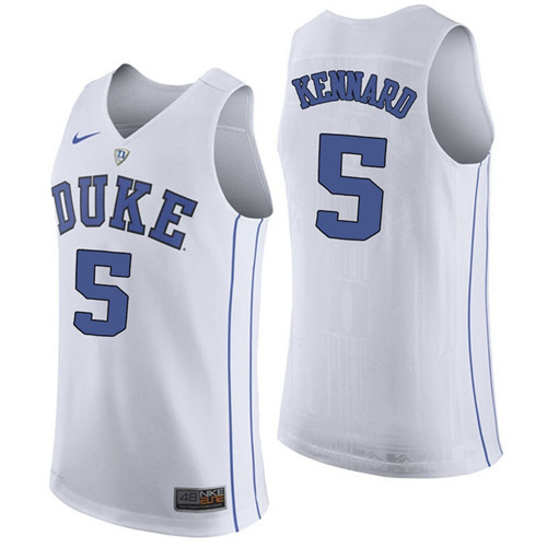 Duke Blue Devils White Luke Kennard NCAA Basketball Jersey