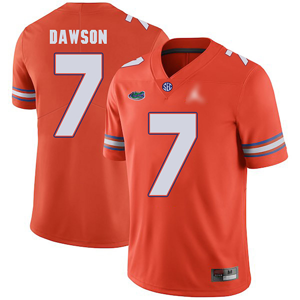 Duke Dawson Florida Gators Men's Jersey - #7 NCAA Orange Untouchable Authentic
