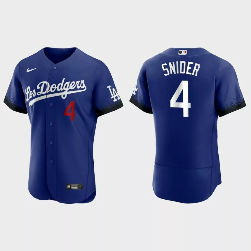 Duke Snider Los Angeles Dodgers 2021 City Connect Authentic Jersey – Royal