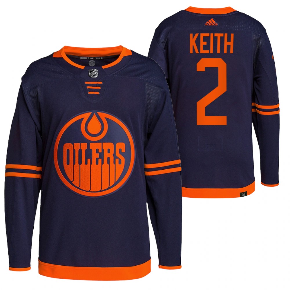 Duncan Keith Edmonton Oilers Navy Alternate Primegreen Authentic Pro Jersey