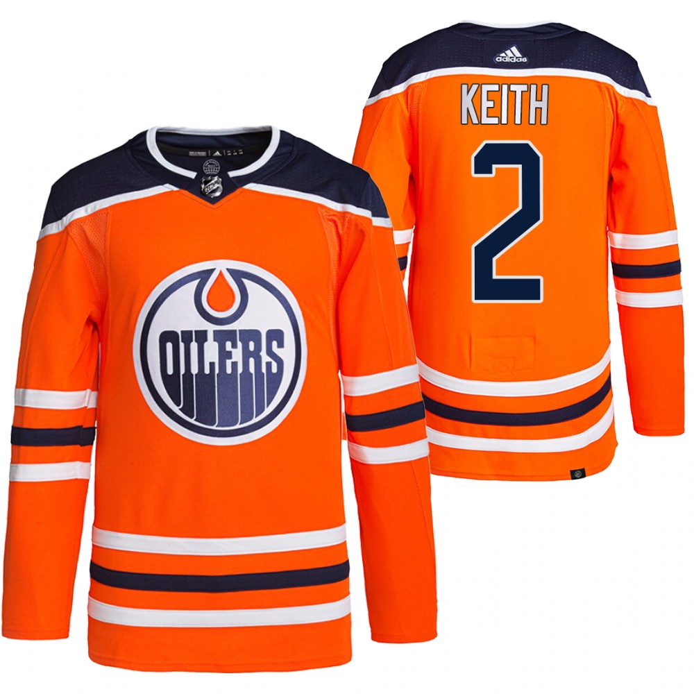 Duncan Keith Edmonton Oilers Orange Authentic Pro Home Jersey