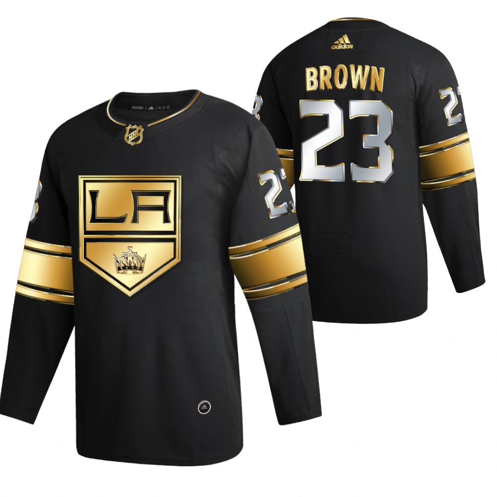 Dustin Brown Los Angeles Kings Black 2021 Golden Edition Jersey Limited Authentic