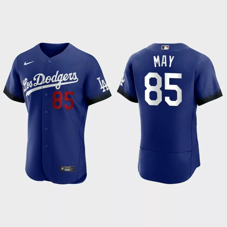 Dustin May Los Angeles Dodgers 2021 City Connect Authentic Jersey – Royal