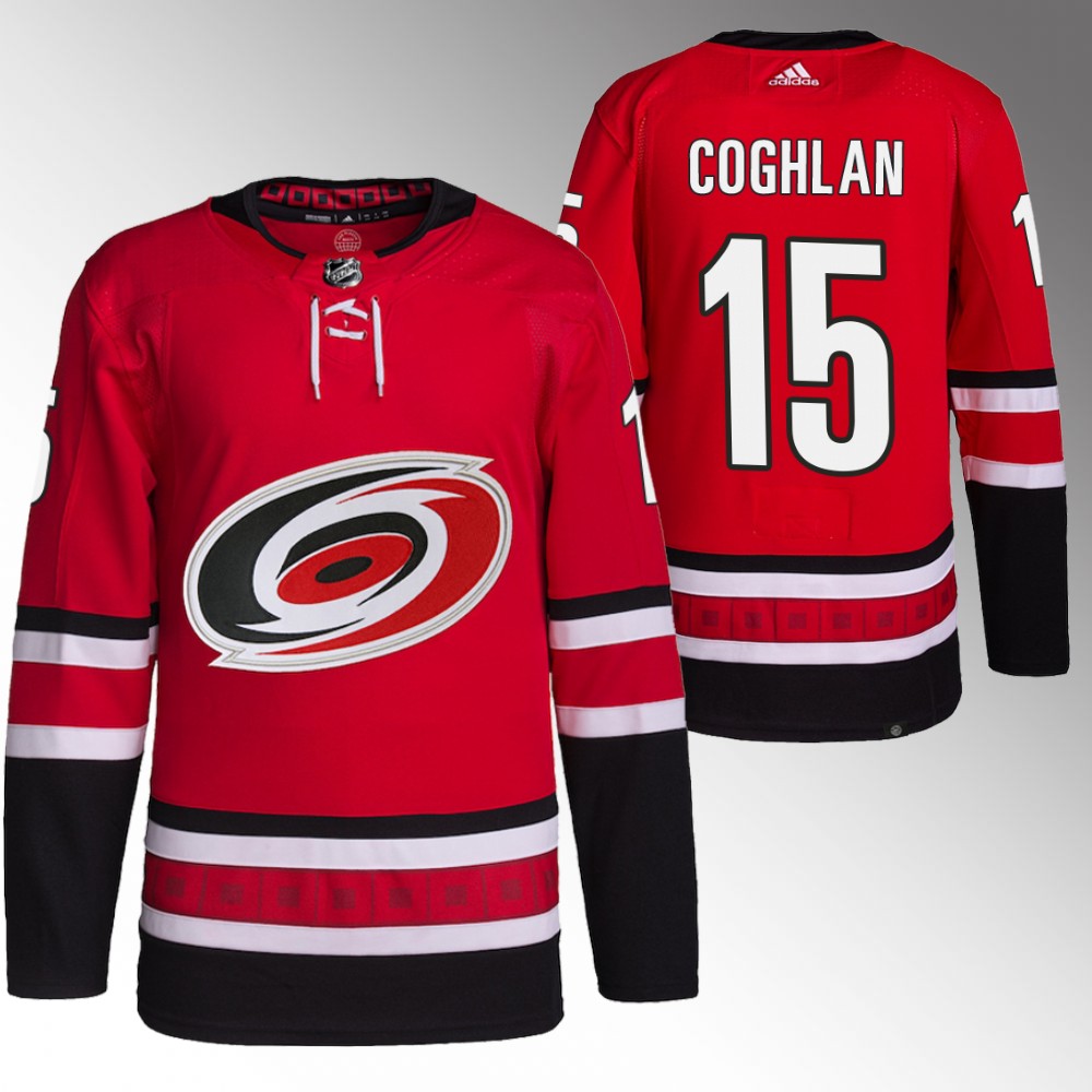 Dylan Coghlan Carolina Hurricanes Red Primegreen Authentic Home Jersey