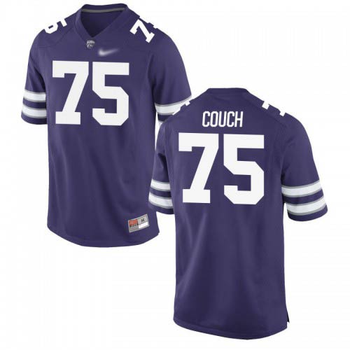 Dylan Couch Kansas State Wildcats Men's Jersey - #75 NCAA Purple Game