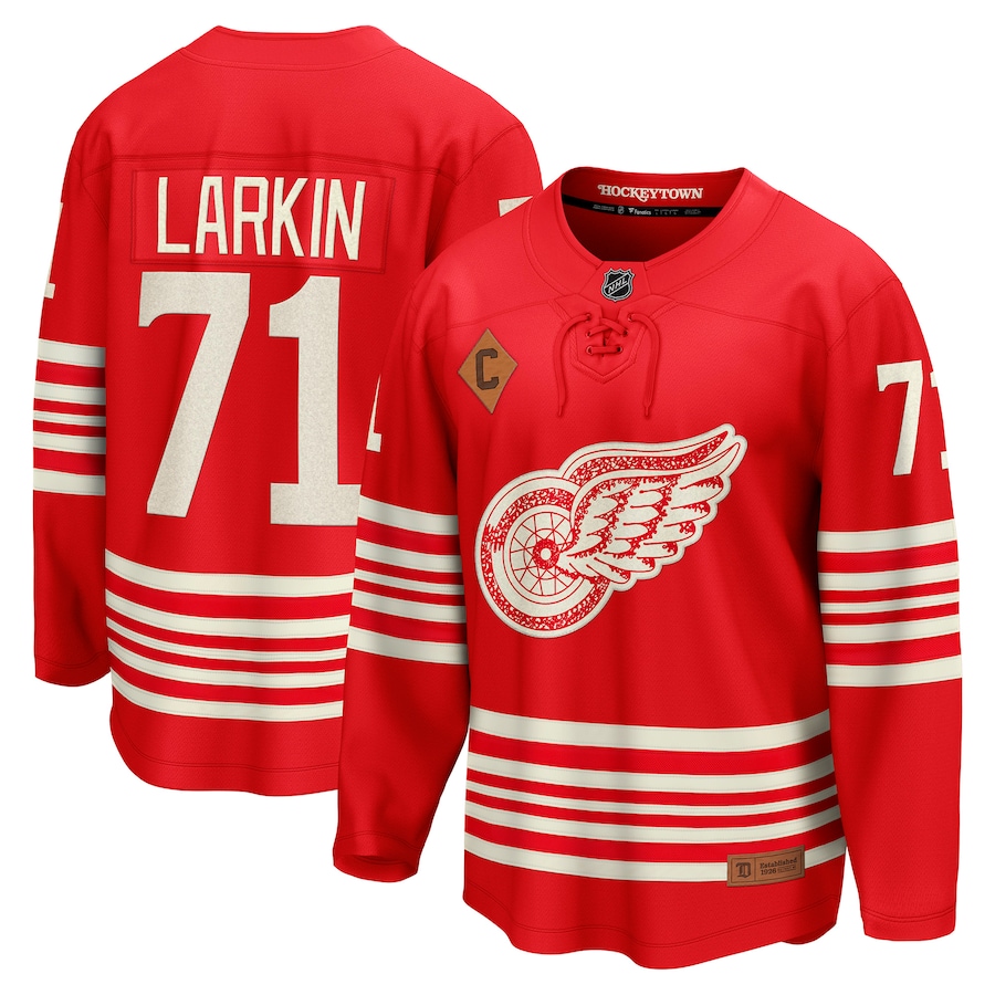 Dylan Larkin Detroit Red Wings Fanatics Centennial Breakaway Player Jersey - Red