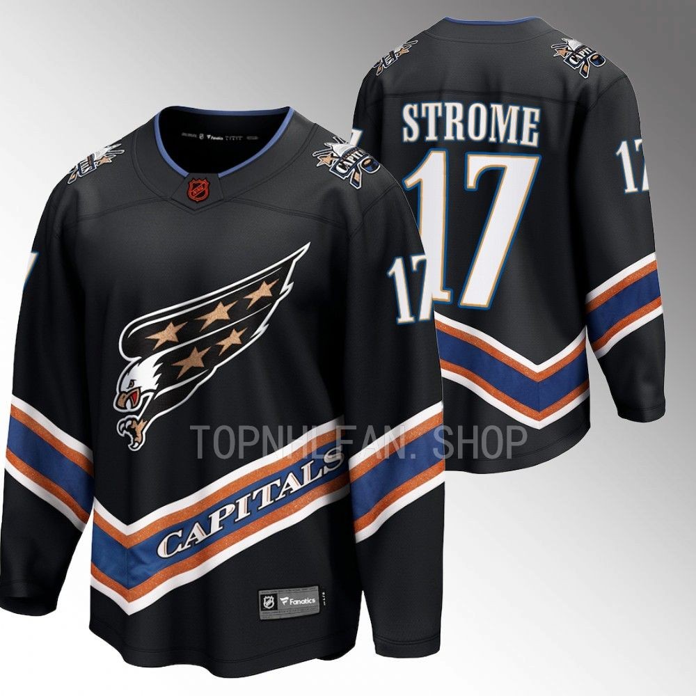 Dylan Strome Capitals Special Edition 2.0 Black Jersey Breakaway