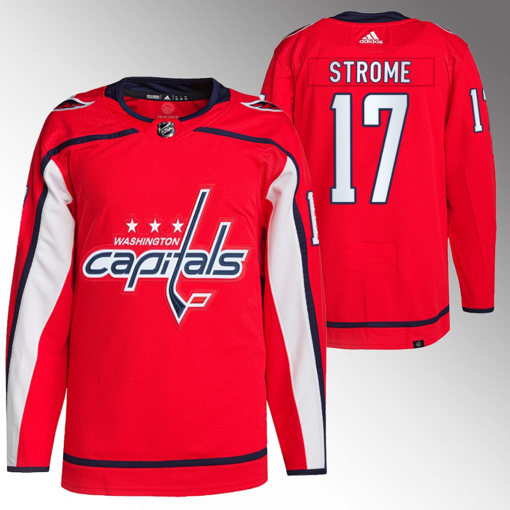 Dylan Strome Washington Capitals Red Primegreen Authentic Home Jersey