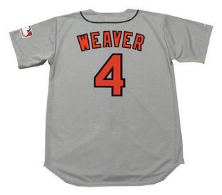 EARL WEAVER Baltimore Orioles 1969 Majestic Cooperstown Away Baseball Jersey