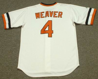 EARL WEAVER Baltimore Orioles 1982 Majestic Cooperstown Throwback Baseball Jersey