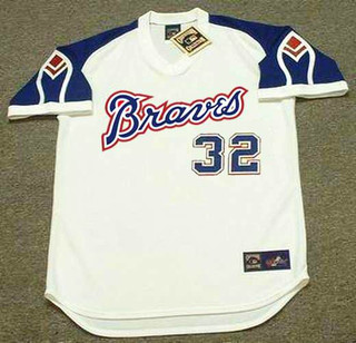 EARL WILLIAMS Atlanta Braves 1972 Majestic Cooperstown Throwback Baseball Jersey
