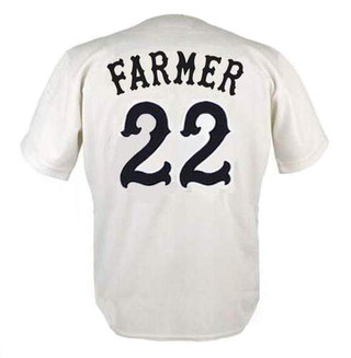 ED FARMER Chicago White Sox 1980 Home Majestic Throwback Baseball Jersey