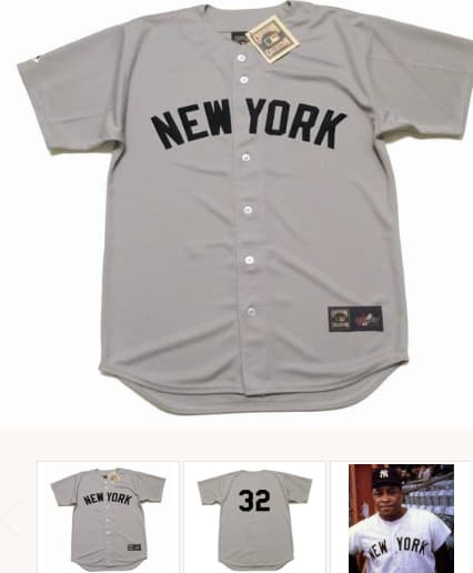 ELSTON HOWARD New York Yankees 1963 Majestic Cooperstown Away Jersey