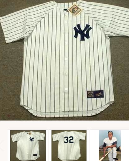 ELSTON HOWARD New York Yankees 1963 Majestic Cooperstown Home Jersey