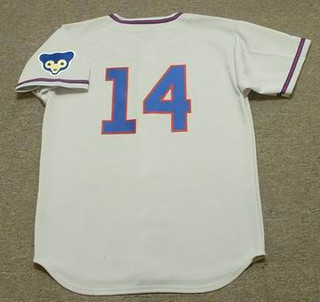 ERNIE BANKS Chicago Cubs 1968 Away Majestic Throwback Baseball Jersey